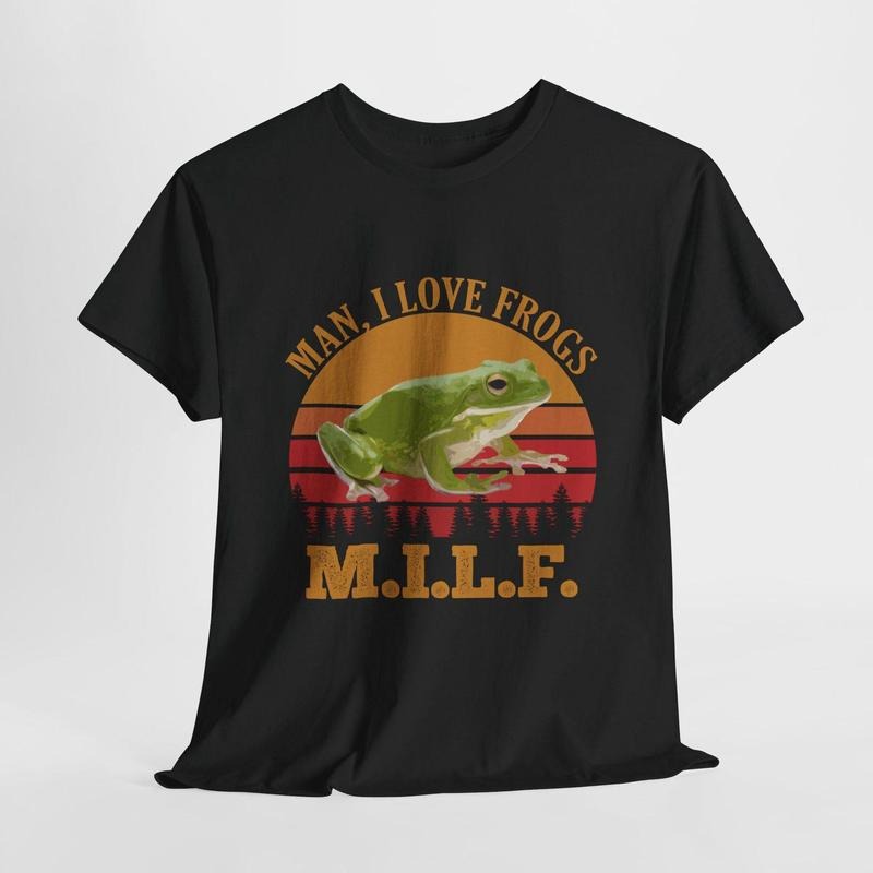 Man I Love Frogs M.I.L.F. Vintage Frog T-Shirtstyle{n002}2 T-Shirts, Hoodie, Sweatshirt | UrbanDripWear.com