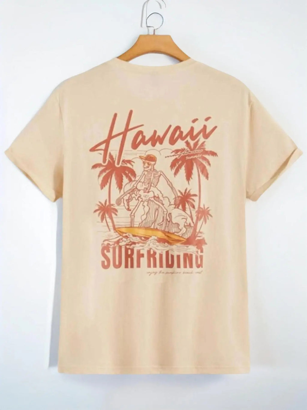 Manfinity Chillmode Men T-Shirts Fit Crew Neck Short Sleeve Graphic Tee Palm Tree Casual Hoodie, Sweatshirt