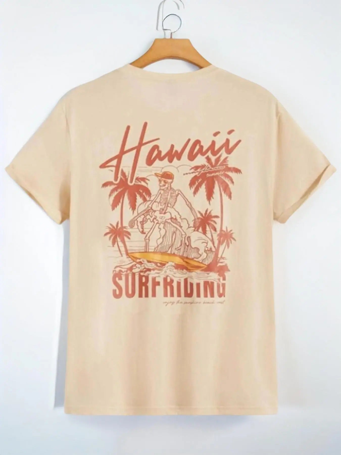 Manfinity Chillmode Men T-Shirts Fit Crew Neck Short Sleeve Graphic Tee Palm Tree Casual Hoodie, Sweatshirt