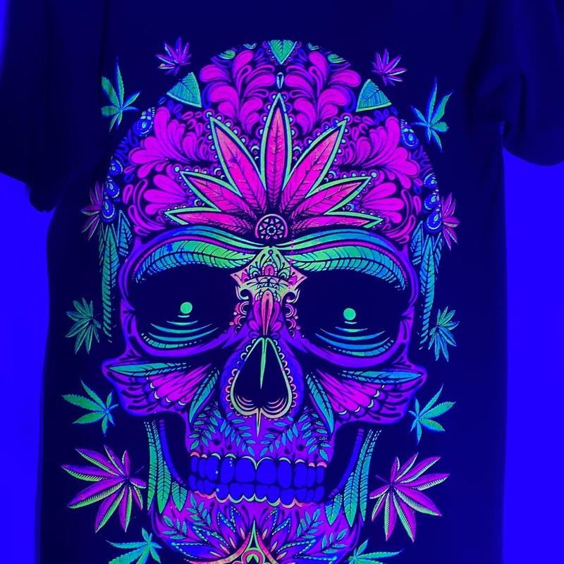 MariaJuana skull  T-shirt Black Cotton Hoodie, Sweatshirt | UrbanDripWear.com
