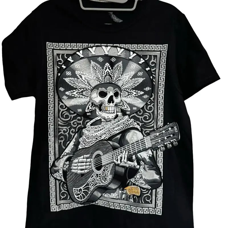 Mariachi plata T-shirt Menswear Top Tshirt Crewneck Hoodie, Sweatshirt | UrbanDripWear.com