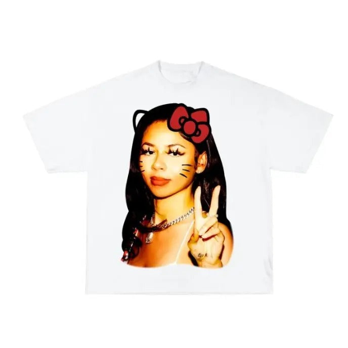 Mariah Kitty T-Shirt, Fans Shirt Cotton Fabric Tee Hoodie, Sweatshirt | UrbanDripWear.com