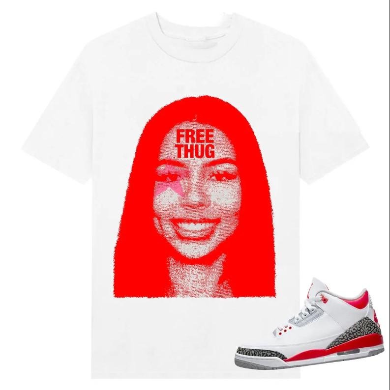 Mariah TS Big Face STar Tee, Shirt to match Fire Red 3s Black, Shirt to matching Sneaker Hoodie, Sweatshirt