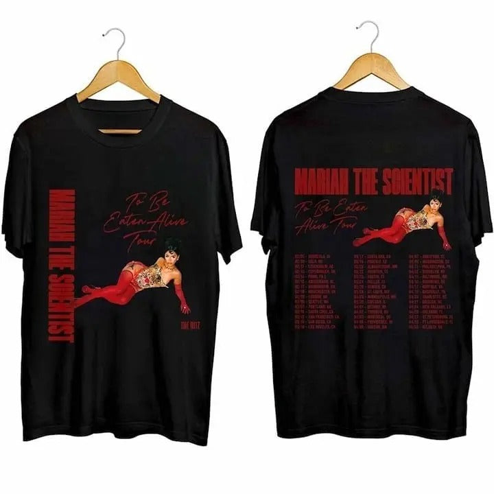 Mariah The Scientist - To Be Eaten Alive Tour 2024 Shirt, Mariah The Scientist T-Shirt Hoodie, Sweatshirt | UrbanDripWear.com