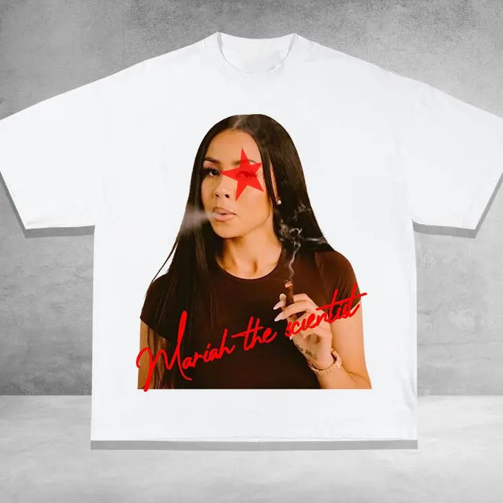 Mariahh The Scientistt News Star T-shirt, Music Graphic T-shirt Hoodie, Sweatshirt | UrbanDripWear.com