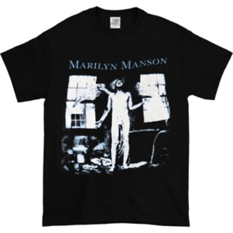 Marilyn Manson Antichrist Superstar New Black Black Cotton T-shirt Unisex Full Size Hoodie, Sweatshirt | UrbanDripWear.com