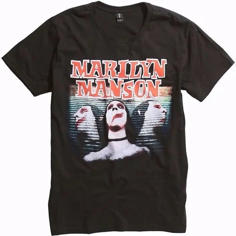 Marilyn Manson Sweet Dreams Menswear Tshirt Hoodie, Sweatshirt | UrbanDripWear.com
