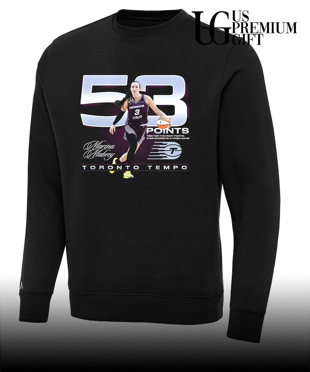 Marina Mabrey Toronto Tempo WNBA signature shirt