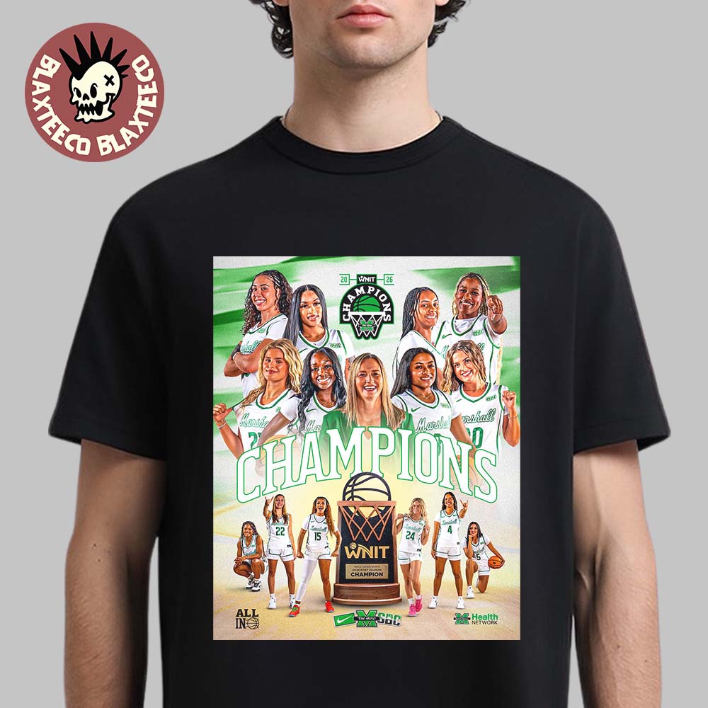 Marshall Thundering Herd Women’s Basketball 2026 WNIT Champions Premium T-Shirt