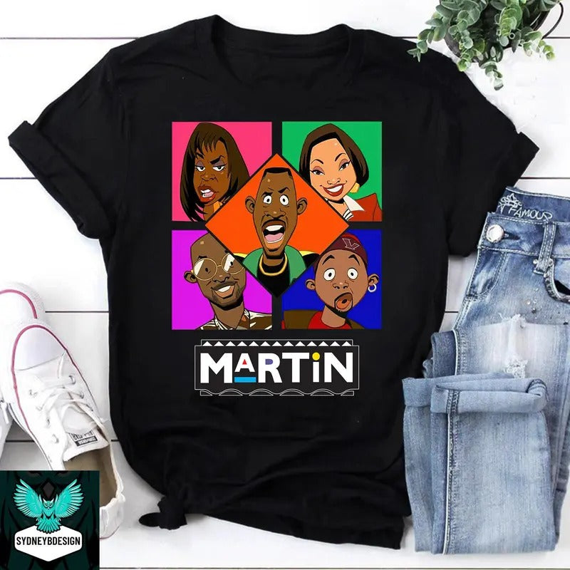 Martin TV Show Cartoon Vintage T-shirt, Martin Shirt, TV Series Shirt, Comedy Movie Shirt, Martin Payne Shirt, Martin...
