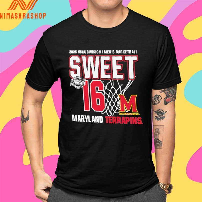 Maryland Terrapins 2026 Ncaa Division I Men’s Basketball Sweet March Madness Shirts