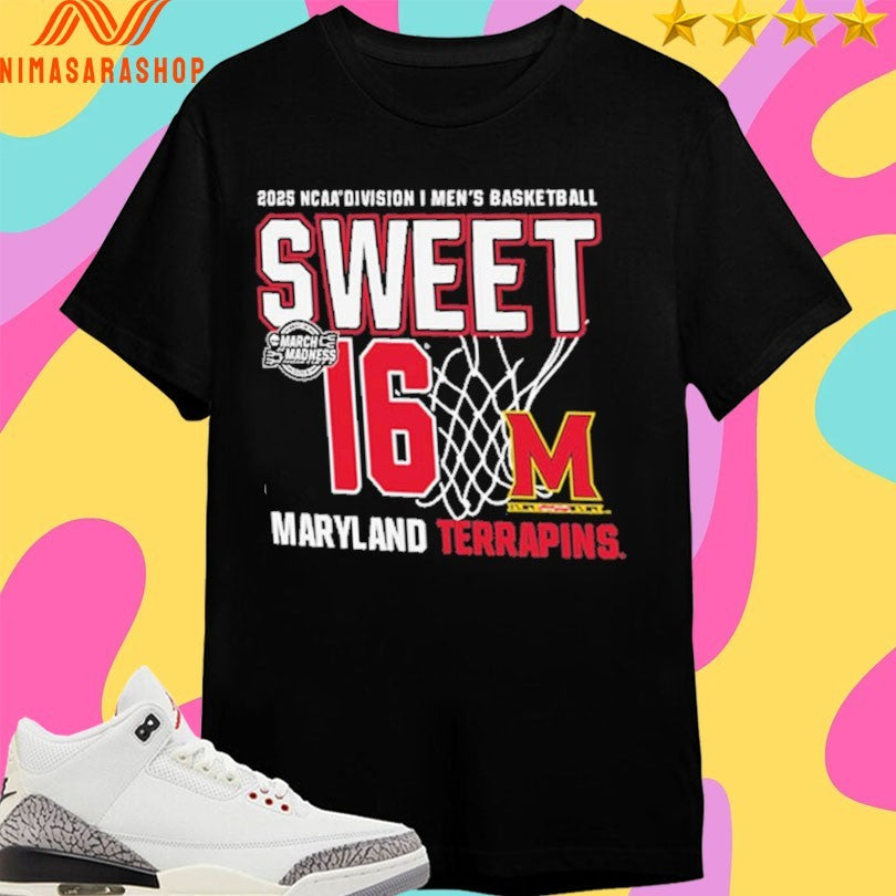 Maryland Terrapins 2026 Ncaa Division I Men’s Basketball Sweet March Madness Shirts