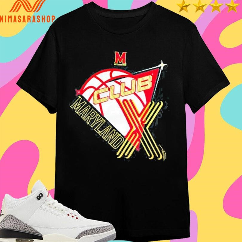Maryland Terrapins Men’s Basketball Club Logo Shirts