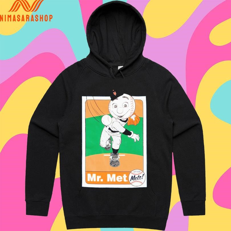 Mascot Baseball Card Mr Met New York Mets Shirts