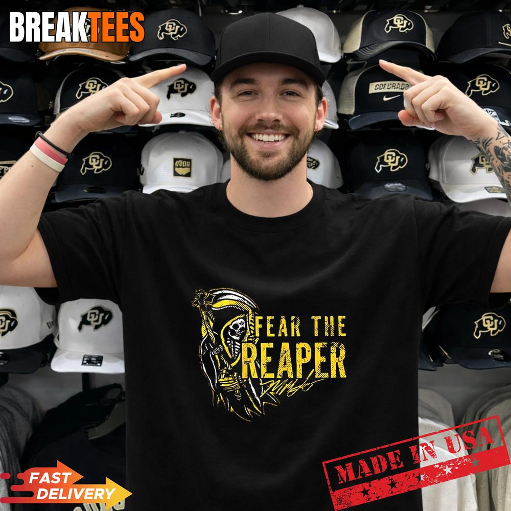 Mason Miller Fear The Reaper San Diego Padres Baseball Signature T-Shirt