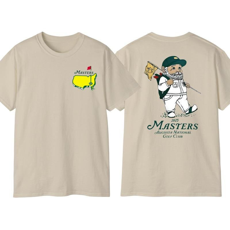 Masters 2025 Menswear T-Shirt, Augusta National Golf Club Design, Perfect for Golf Enthusiasts and Casual Wear, 2 Sided Shirt For Men, Gift For Men