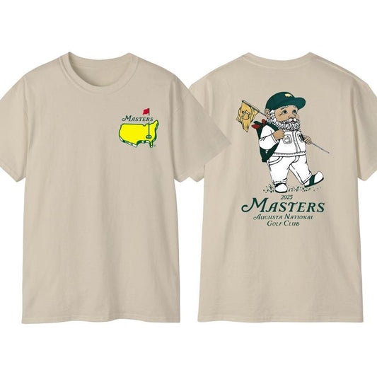 Masters 2025 Menswear T-Shirt, Augusta National Golf Club Design, Perfect for Golf Enthusiasts and Casual Wear, 2 Sided Shirt For Men, Gift For Men