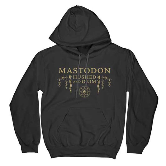 Mastodon Unisex Pullover Hoodie: Hushed & Grim Cover (Back Print)