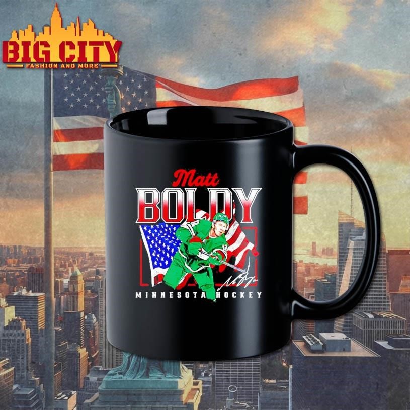 Matt Boldy Minnesota Wild USA flag graphic Shirt
