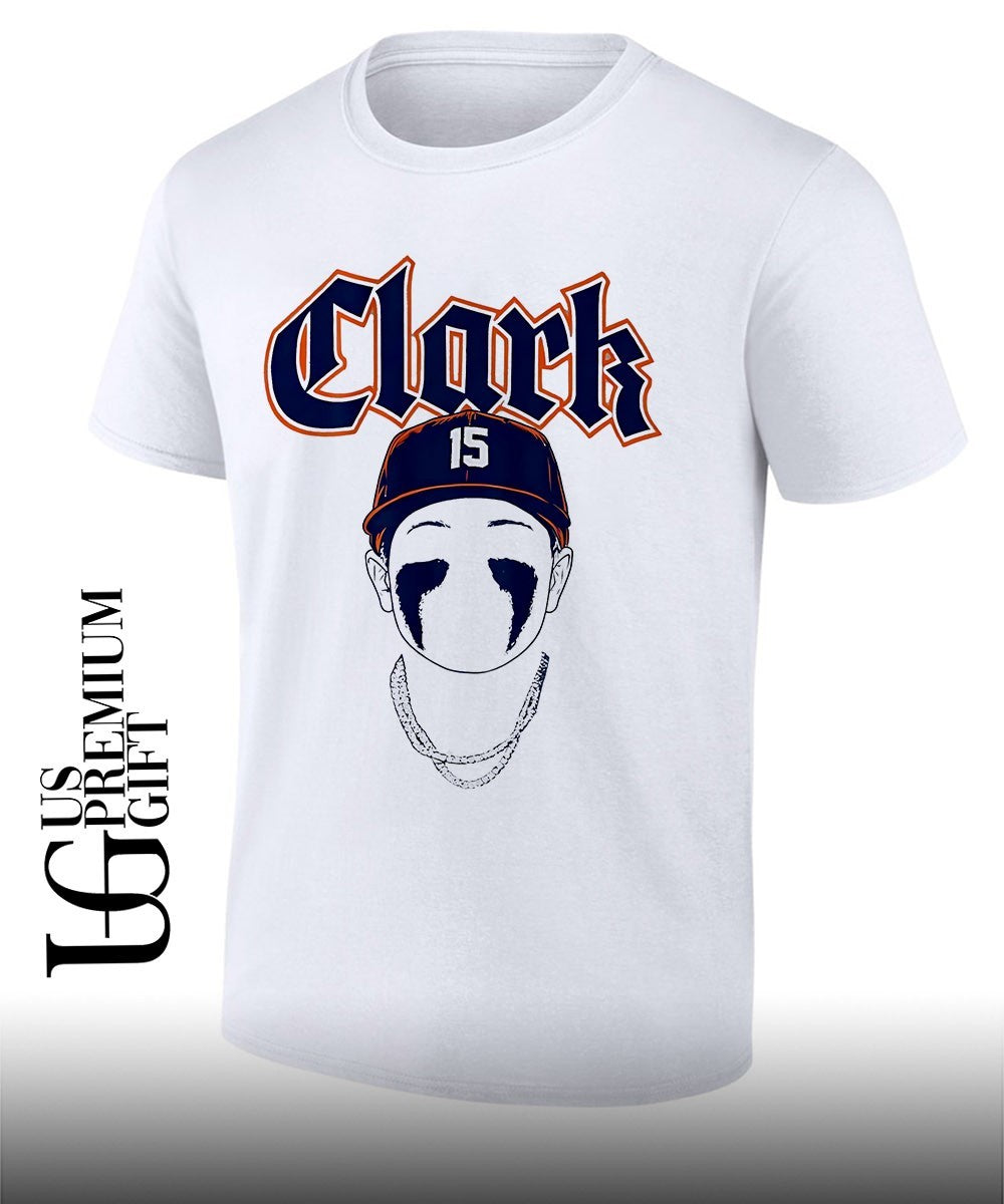 Max Clark Detroit Tigers baseball blank face 2026 signature shirt