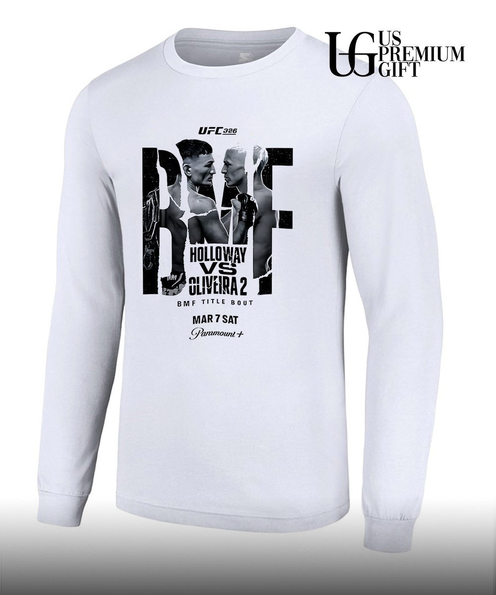 Max Holloway Charles Oliveira UFC 326 BMF Title Bout Holloway vs Oliveira 2 shirt