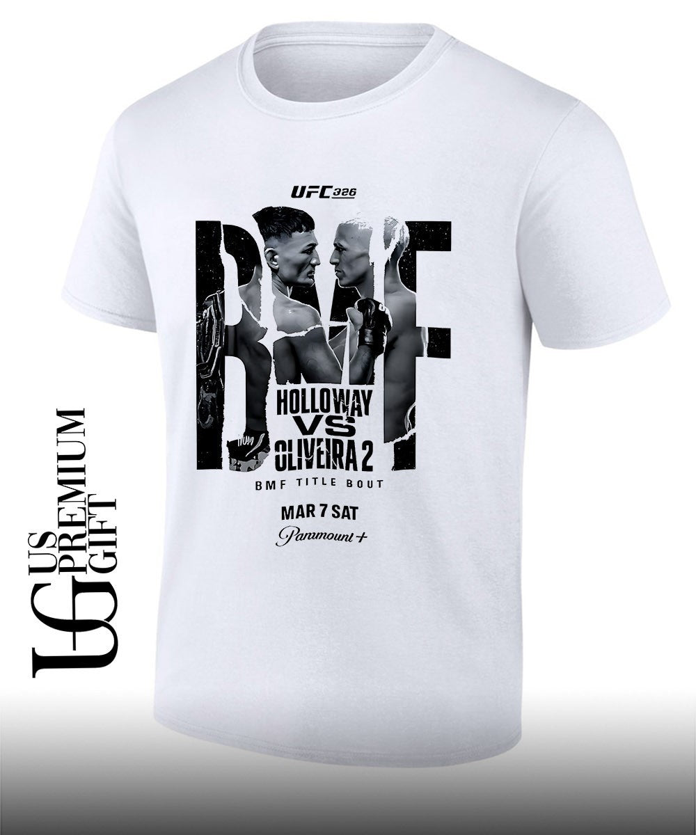 Max Holloway Charles Oliveira UFC 326 BMF Title Bout Holloway vs Oliveira 2 shirt