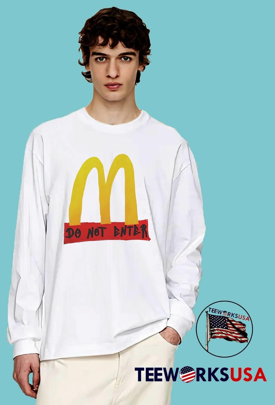 McDonalds Do Not Enter Graphic T-Shirt