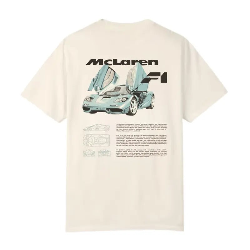 McLarennn F1 Tee T-Shirt, Car Enthusiast T-Shirt, Car Clothing Hoodie, Sweatshirt | UrbanDripWear.com