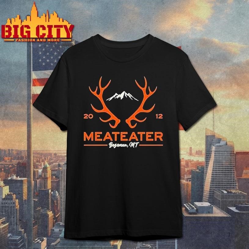 Meateater Elk Antlers Bozeman Mt 2012 Shirt