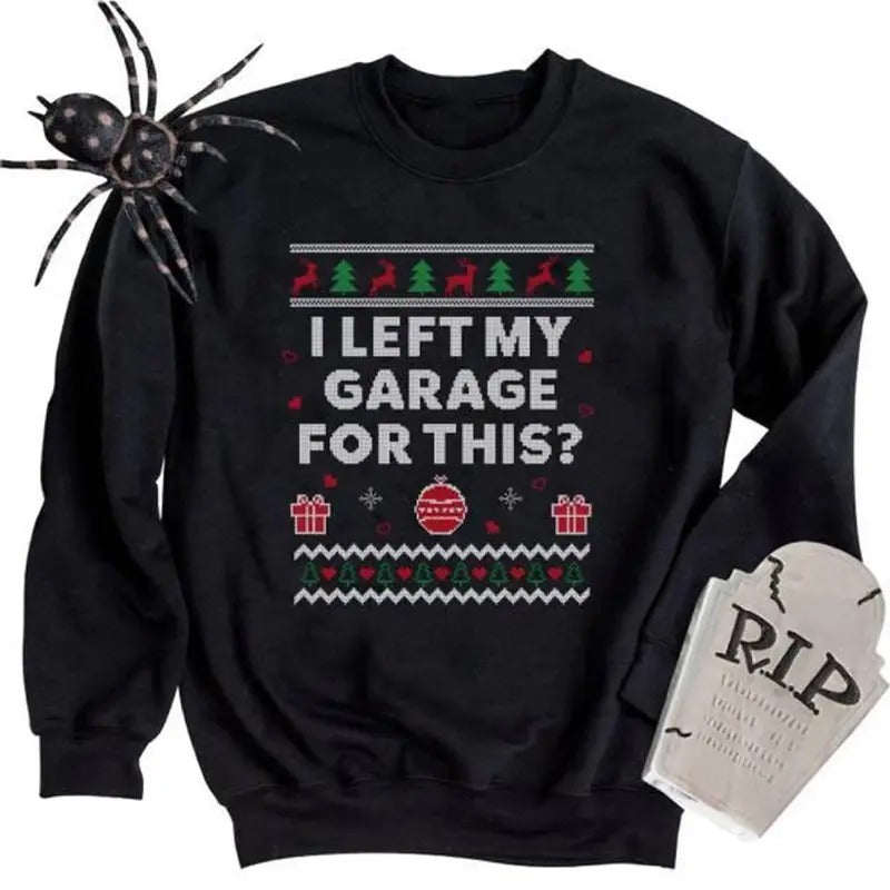 Mechanic Ugly Christmas Shirt Funny Garage Car Xmas Shirt Merry Christmas Santa Gift Shirt long sleeve Hoodie, Sweatshirt