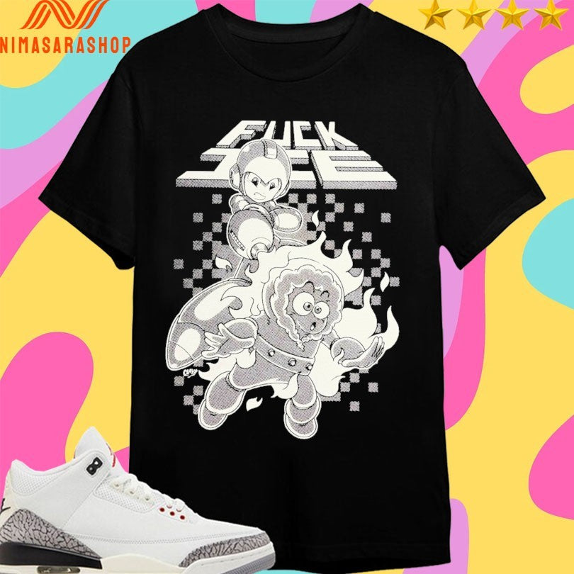 Mega Man Fuck Ice Clay Gram Art Shirts