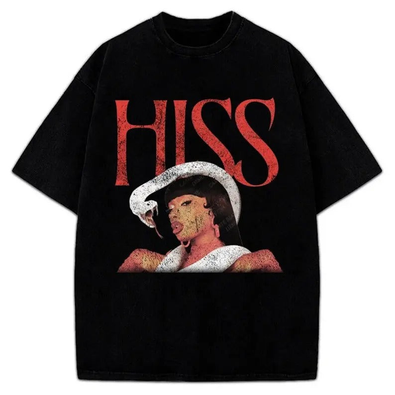 Megan Thee Stallion T-Shirt Hiss Vintage Graphic Fan Tee Hoodie, Sweatshirt | UrbanDripWear.com