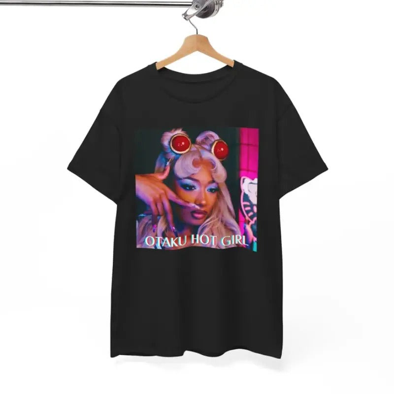 Megann TS Otaku Hot Girl T-Shirt Unisex Heavy Cotton Tee Hip Hop Graphic Shirt Hoodie, Sweatshirt | UrbanDripWear.com