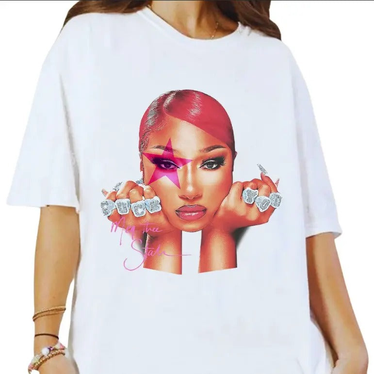 Megann Theee Stallion Shirt Cotton Fabric Hoodie, Sweatshirt | UrbanDripWear.com