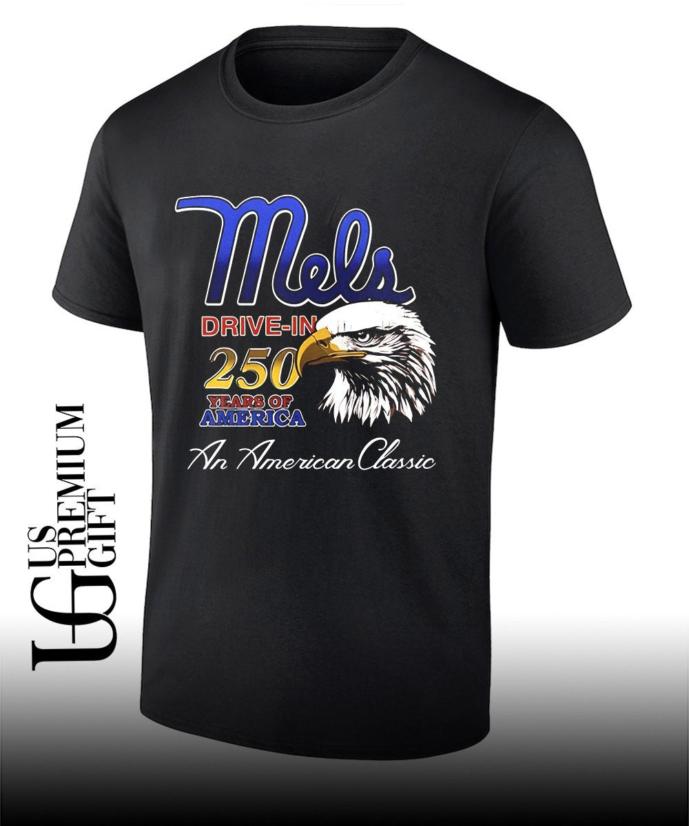 Mels Drive In 250 Years Of America An American Classic Patriotic Eagle shirt