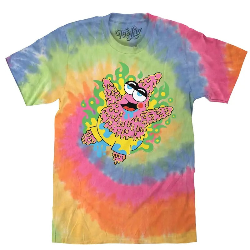 Melting Patrick Star Spongebob Tie Dye T-Shirt - Eternity Tie Dye Hoodie, Sweatshirt | UrbanDripWear.com