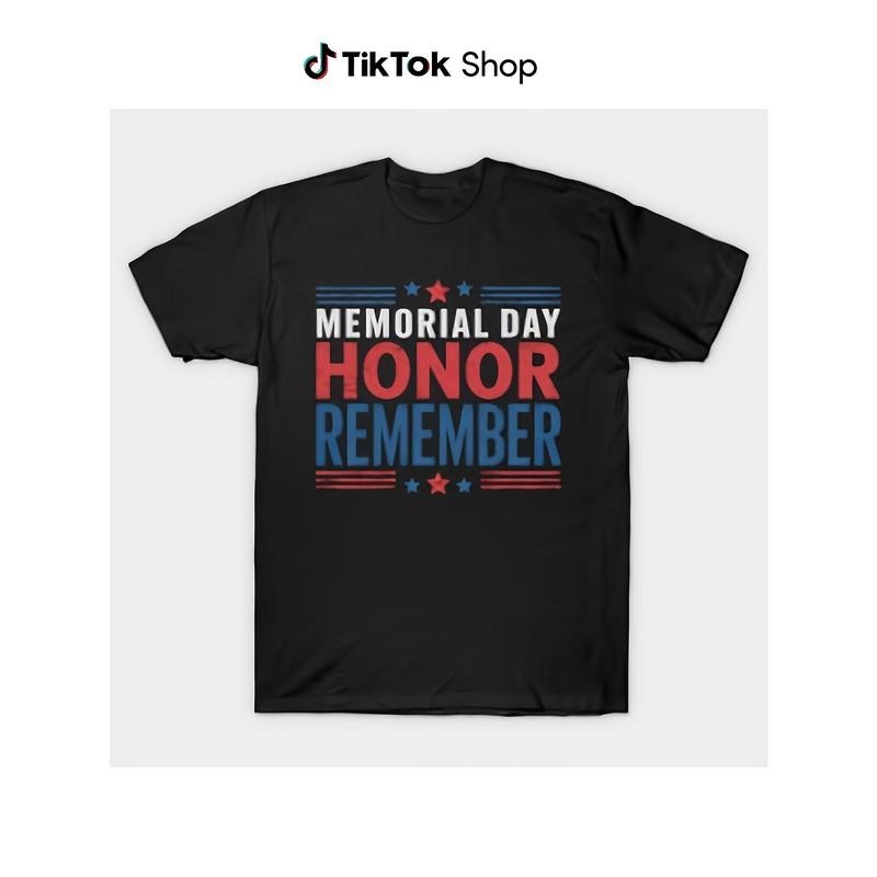 Memorial Day Honor and Remember 4th July Patriotic Veteran T-Shirt Hoodie, Sweatshirt | UrbanDripWear.com