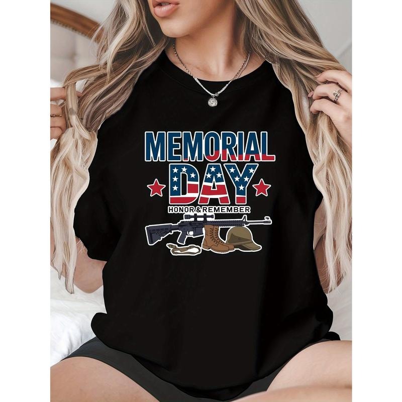 Memorial Day Women'S Plus Size T-Shirt