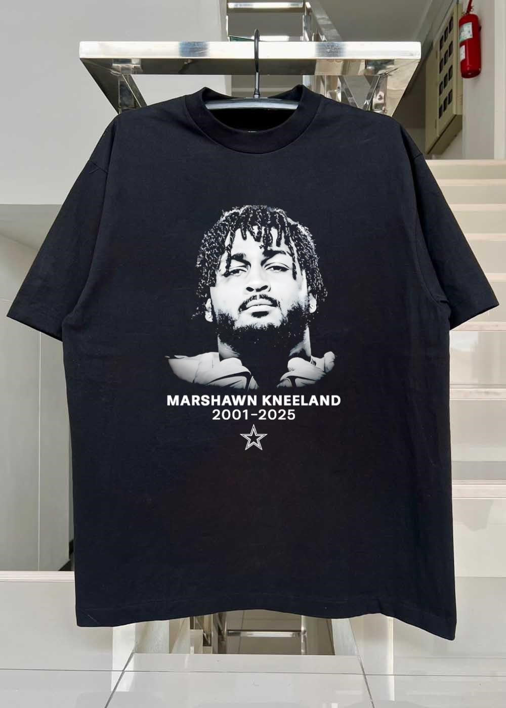 Memorial Tribute Marshawn Kneeland 2001-2025 Dallas Cowboys Shirt