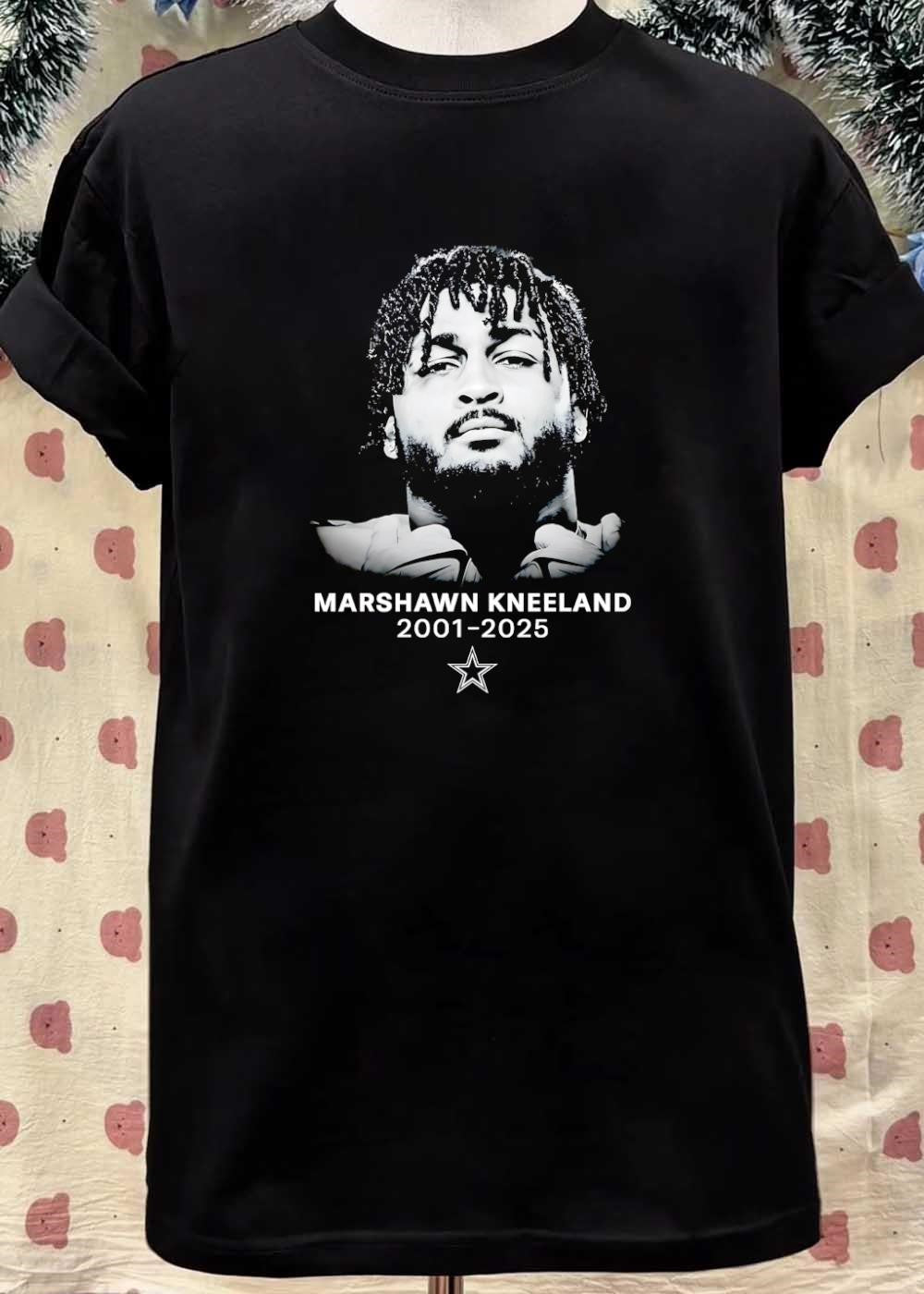 Memorial Tribute Marshawn Kneeland 2001-2025 Dallas Cowboys Shirt
