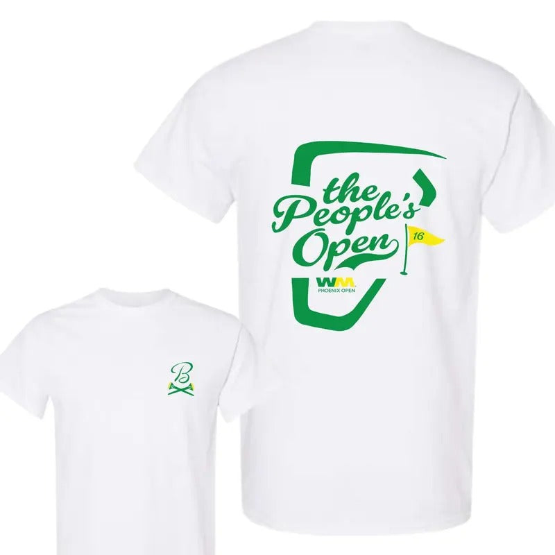 Men's Barstool Golf White WM Phoenix Open The People's Open T-Shirt Casual Menswear Hoodie, Sweatshirt | UrbanDripWear.com