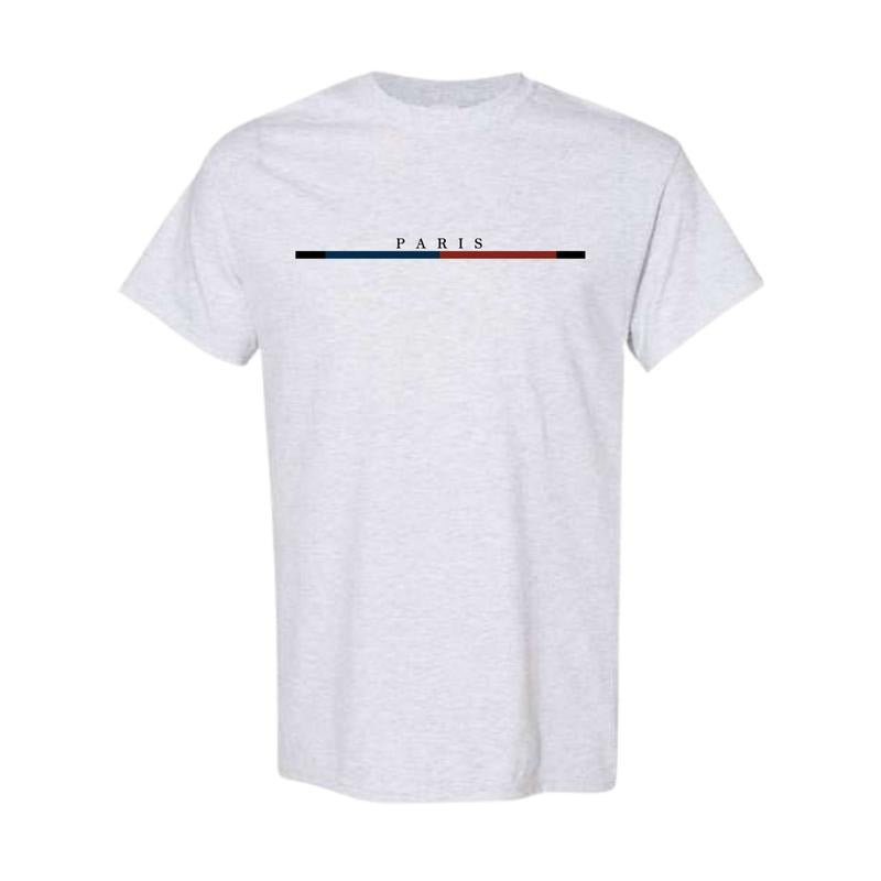 Men's Basic Striped & Letter Print Crew Neck Tee, Sleeve T-shirt for Men, T Shirts for Men, Full Color, Full Size Cotton...