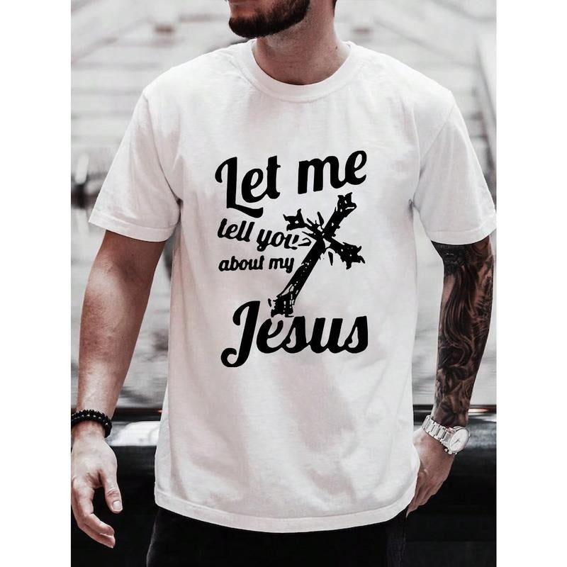Men's Casual Slogan Printed Short Sleeve T-Shirt Made in USA Hoodie, Sweatshirt | UrbanDripWear.com