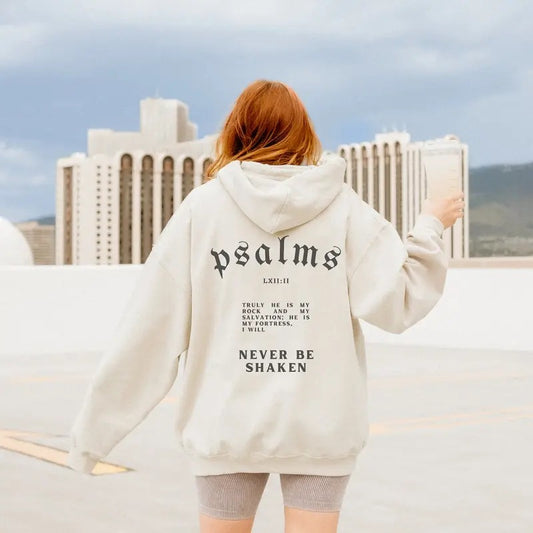 Men's Christian Hoodie Bible Verse Hoodie Christian Merch Mens Christian Streetwear Cotton Polyester