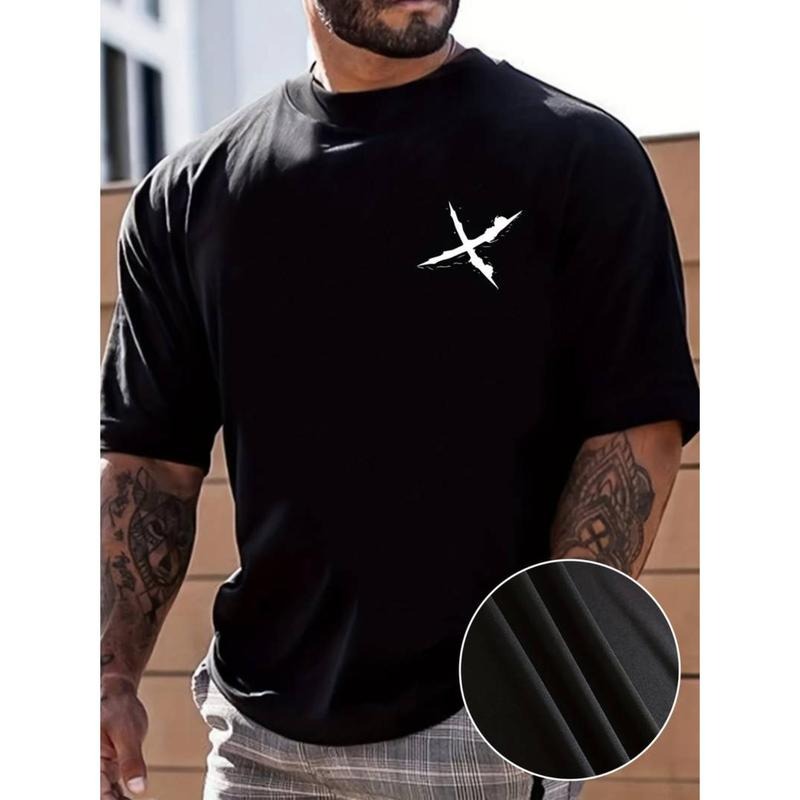 Men's Cross Print T-Shirt
