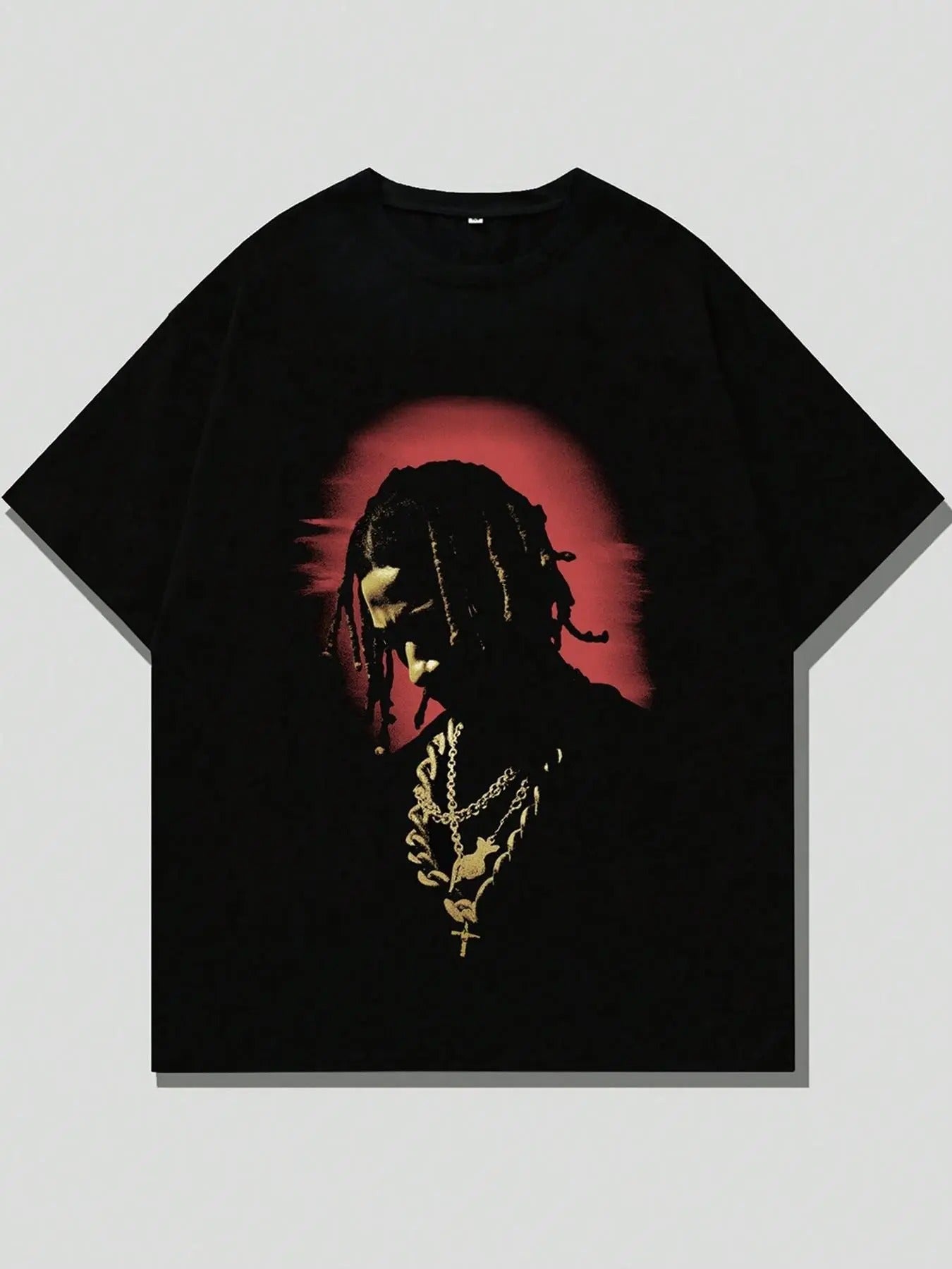 Men's Figure Print Round Neck Tee, Regular Fit Casual Short Sleeve T-shirt, Men's Summer Top for Daily Wear Hoodie,...