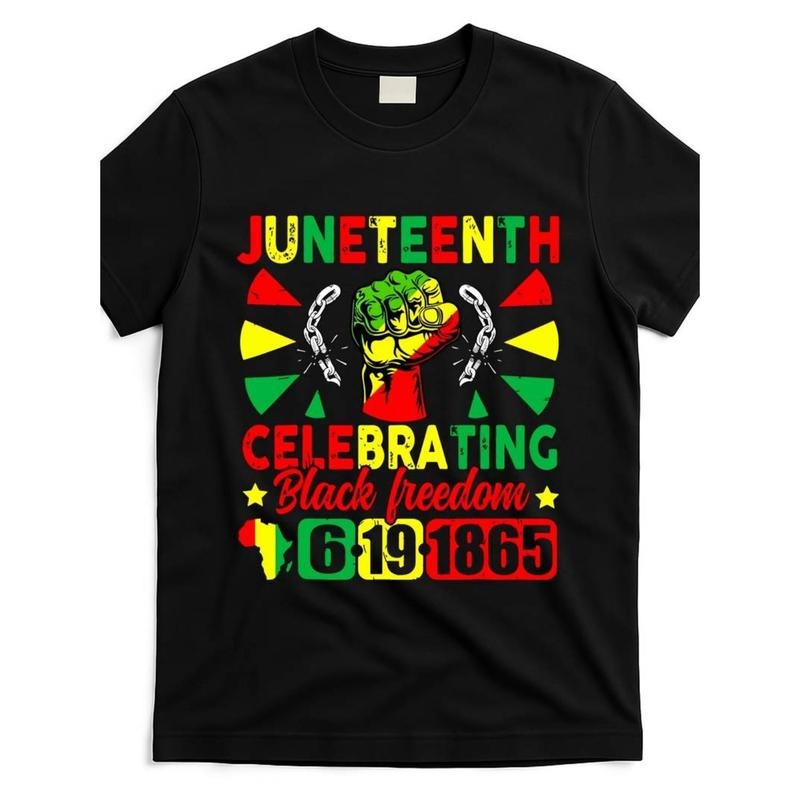 Men's Juneteenth Celebration 6.19.1865 Graphic T-Shirt Hoodie, Sweatshirt | UrbanDripWear.com