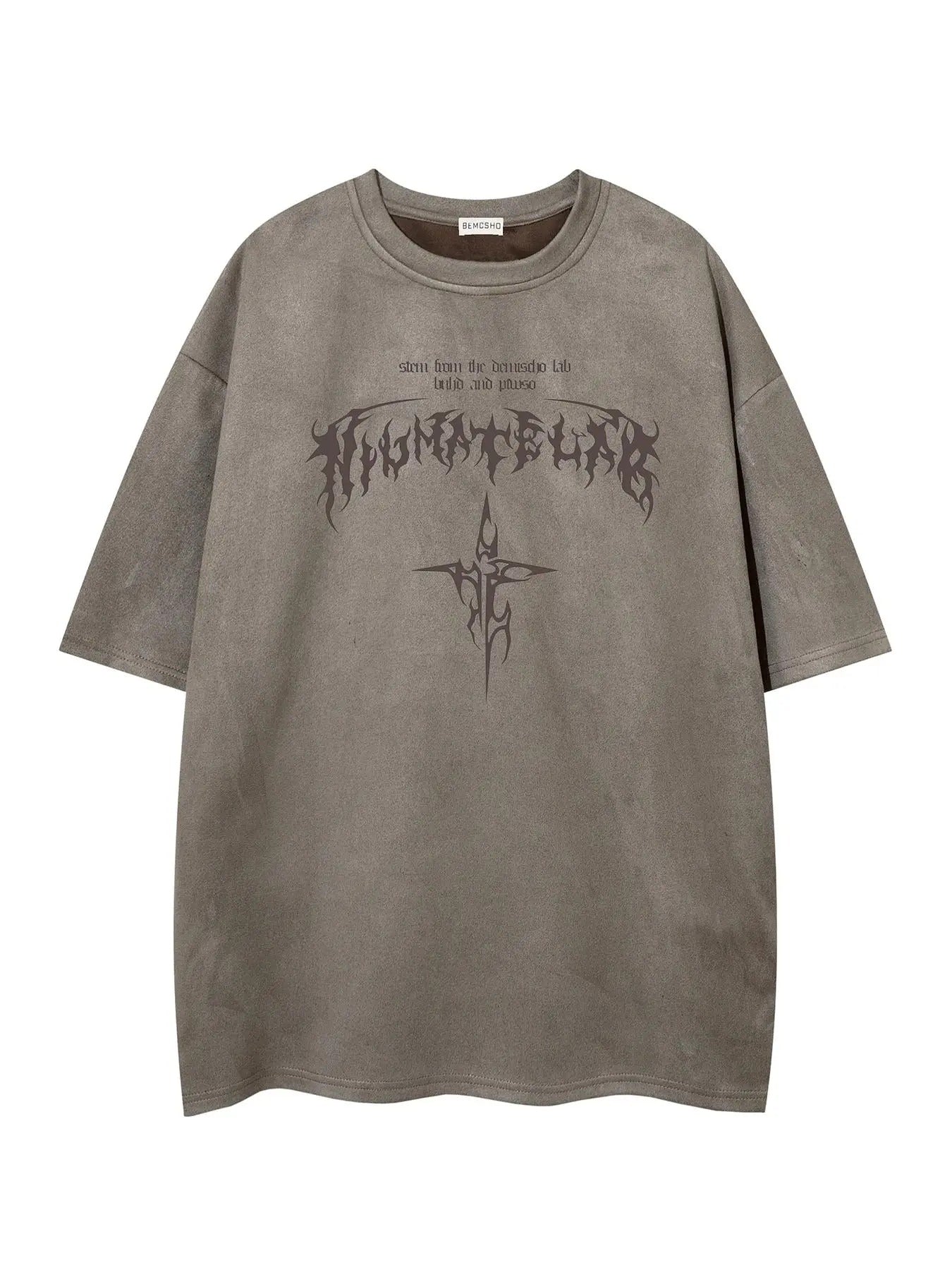 Men's Letter & Cross Print Short Sleeve Tee, Loose Casual Fashion T-shirt for Summer, Men's Top for Daily Wear Hoodie,...
