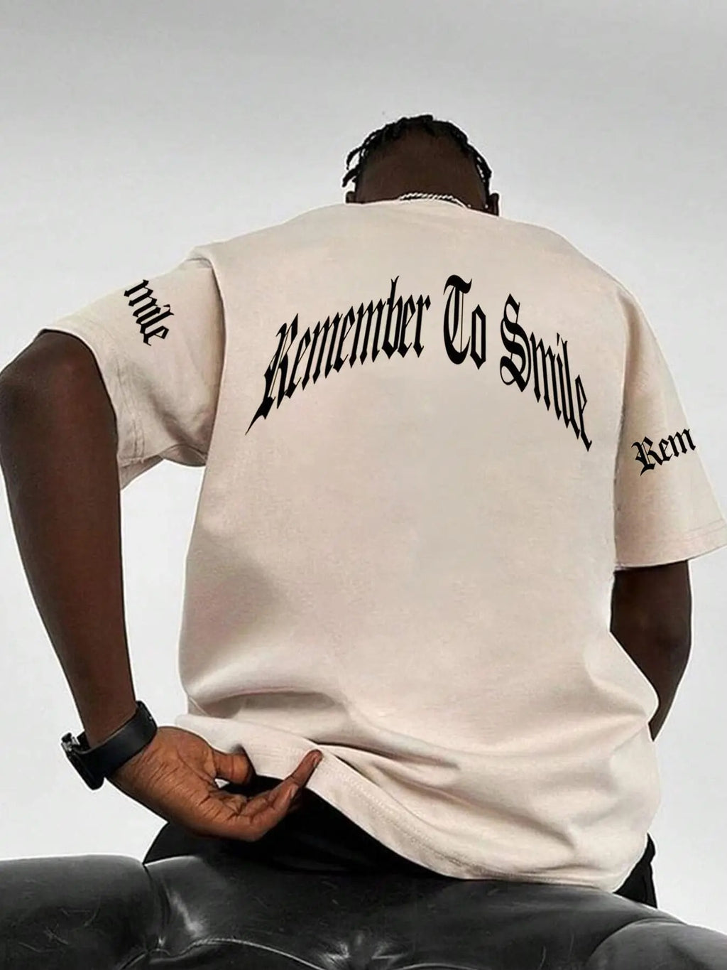 Men's Letter Print  Tee, Regular Fit Casual Short Sleeve Round Neck T-shirt for Summer, Men's Top for Daily Wear Hoodie,...