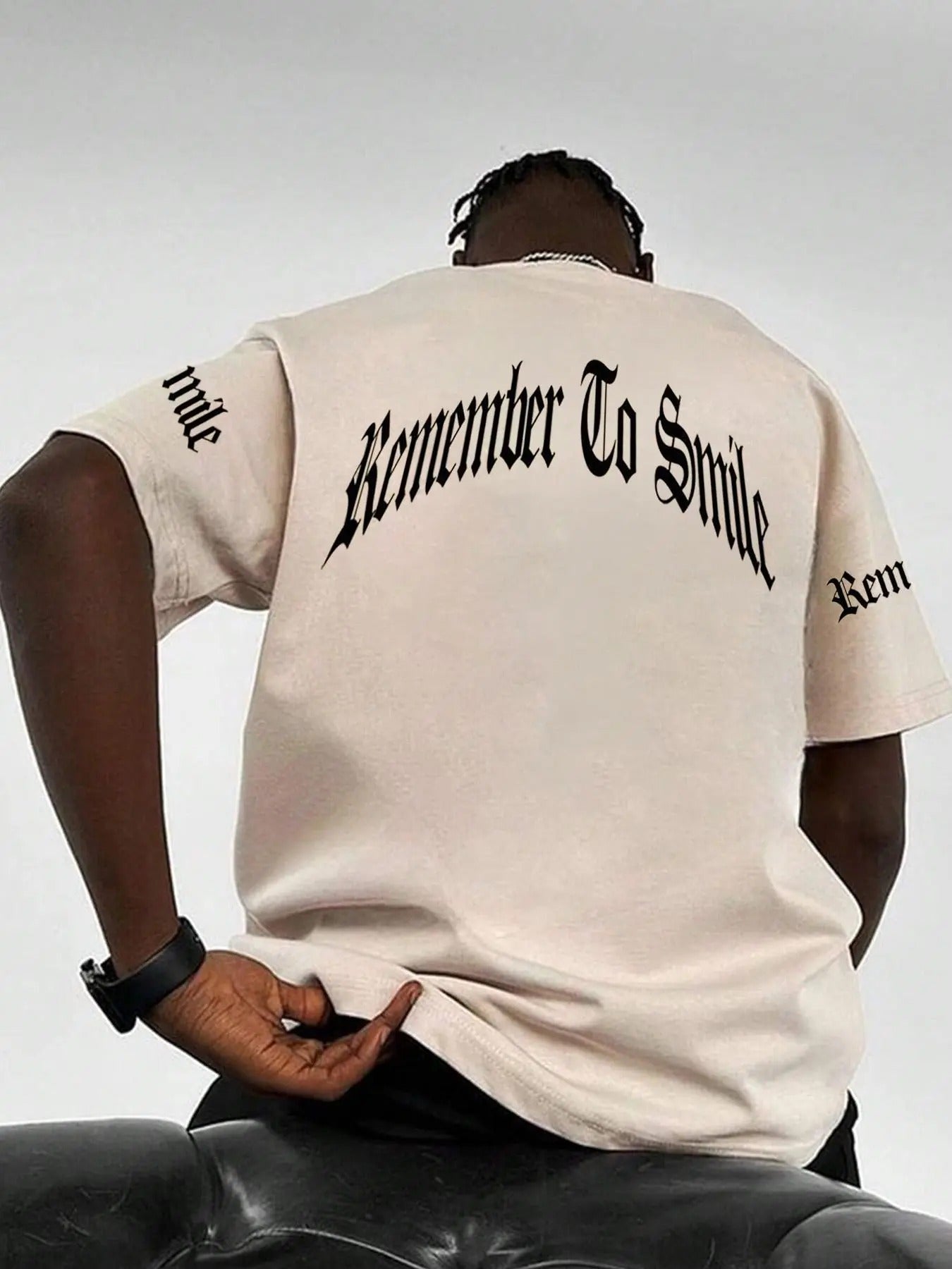 Men's Letter Print  Tee, Regular Fit Casual Short Sleeve Round Neck T-shirt for Summer, Men's Top for Daily Wear Hoodie,...